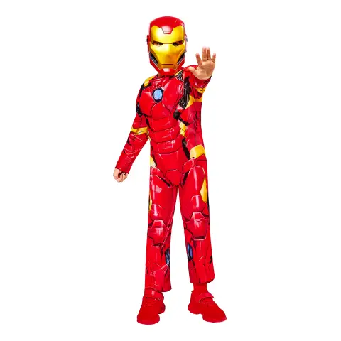 Costume Iron Man Black Line - Taglia S - 7/8 Anni