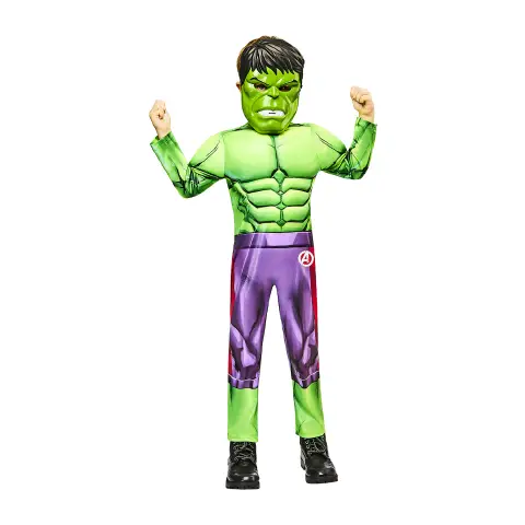 Costume Hulk Black Line - Taglia XS -  5/6 Anni