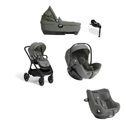 Trio Finiti Signature con Navicella Calmi R129 più Seggiolino Auto I-Harbour E I-Size 360 Evergreen