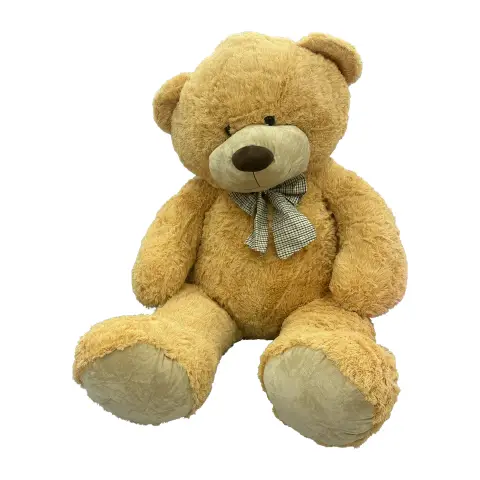 Giò Plush Peluche Orso Gigante Con Fiocco Quadretti 150cm