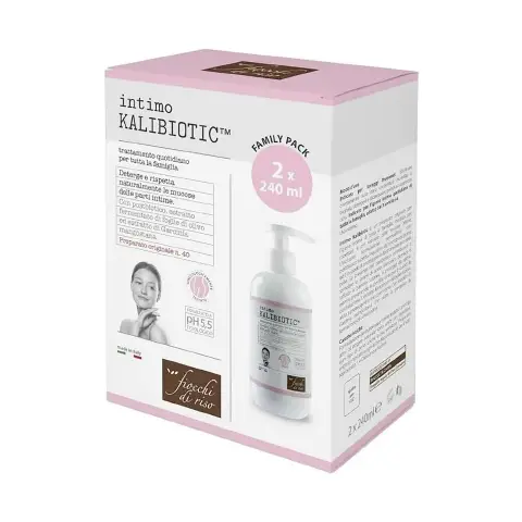 Fiocchi Di Riso Detergente Intimo Kalibiotic • Family Pack 2 Pezzi  da 240 ml