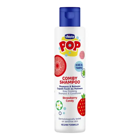 Chicco Pop Shampoo&Balsamo Strawberry Candy 250 Ml