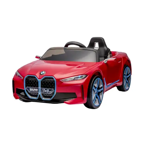 Auto Elettrica per Bambini Bmw I4 12V con Radiocomando Rossa