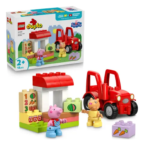 LEGO DUPLO 10468 Peppa Pig Trattore e Mercato