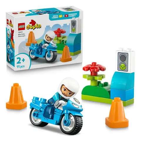 Lego Duplo Motocicletta Blu della Polizia 10471
