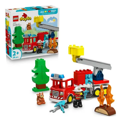 Lego Duplo Autopompa con Manichetta e Pompiere 10473
