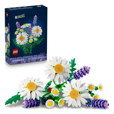 LEGO Botanicals 11508 Margherite Bouquet Fiori Artificiali