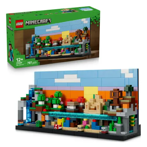 LEGO Minecraft 21589 Mini-Biomi da Costruire 12+ Decorazione Gaming