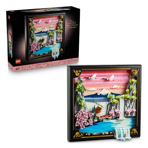 LEGO Art 31218 Paesaggio Giapponese con Ciliegi Fioriti