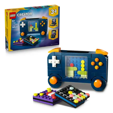 LEGO Creator 31380 Console di Gioco Retrò 3 in 1 Gamer 8+
