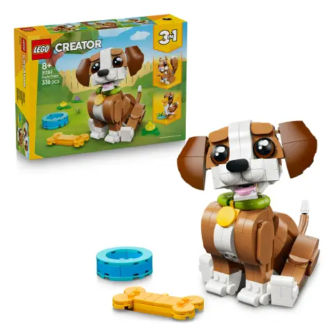 LEGO Creator 31382 Cagnolino Giocoso 3 in 1 Animali 8+
