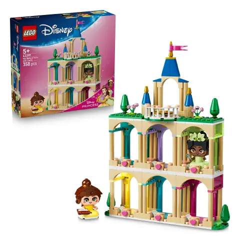 LEGO Disney Princess 43291 Mini Belle e Tiana Castello 358 Pezzi