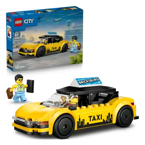 Lego City Taxi Giallo 60487