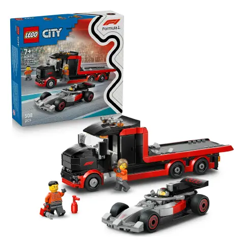 LEGO City Display Truck F1 Audi 60493 con Auto da Corsa
