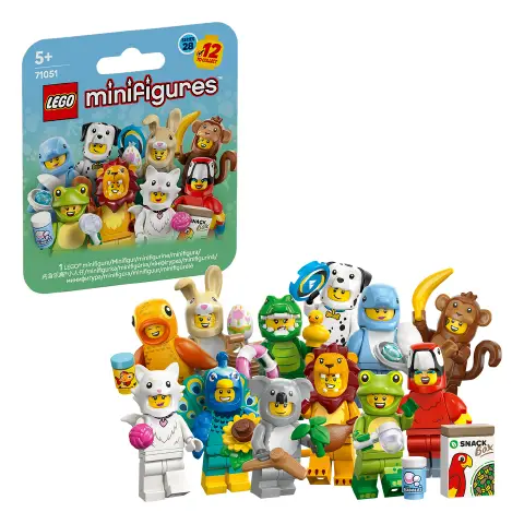 LEGO Minifigures Serie Animali 28 71051 – Scatola Sorpresa Personaggi da Collezione