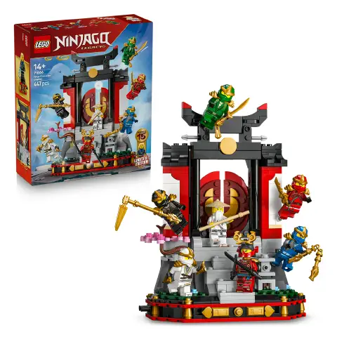 Lego Ninjago Display Personaggi Ninja – 15° Anniversario 71866