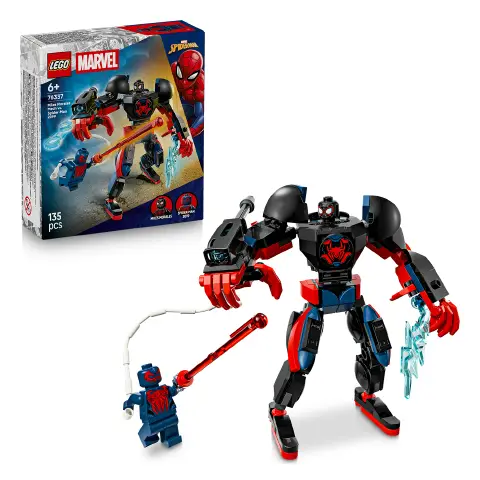 Lego Super Heroes Marvel Mech di Miles Morales Vs. Spider-man 2099 76337