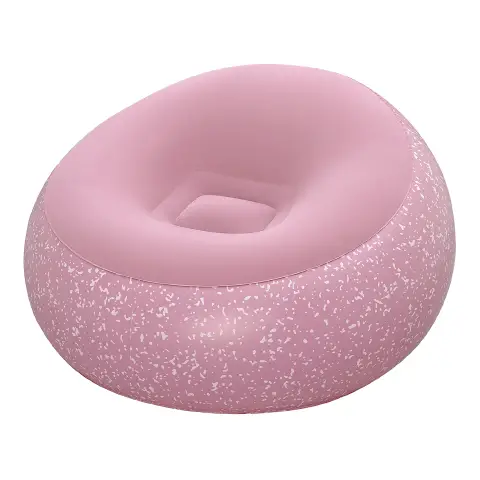 Pouf Gonfiabile Per Esterno - Interno Rosa Cipria