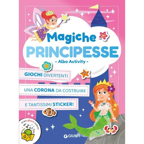 Libro Magiche Principesse Colora Gioca Attacca