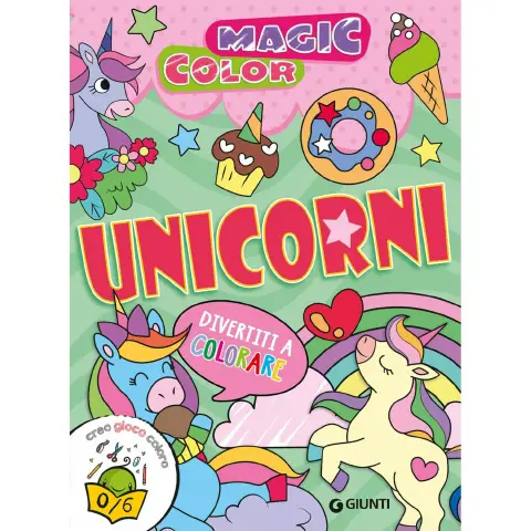 Libro Magic Color Unicorni