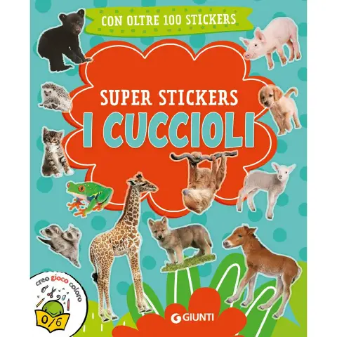 Libro Superstickers - I Cuccioli