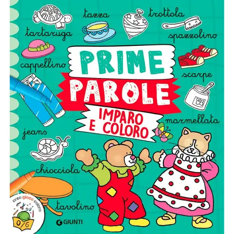 Libro Prime Parole Imparo E Coloro