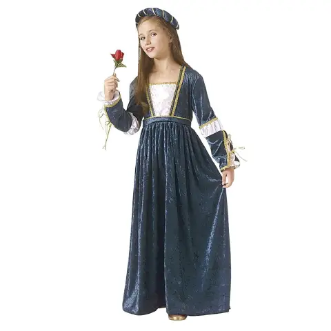 Costume Giulietta Bambina Taglia M - confezione 19 pz