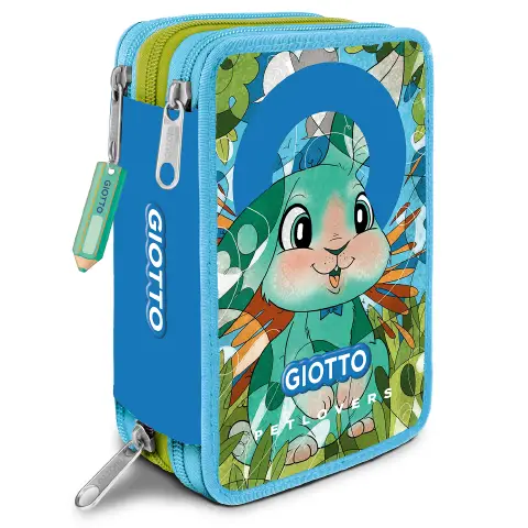 Giotto Petlovers Astuccio 3Zip Rabbit