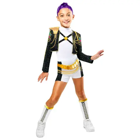 Costume K-Pop Rumi Gold Deluxe Taglia XS (5/6 Anni)