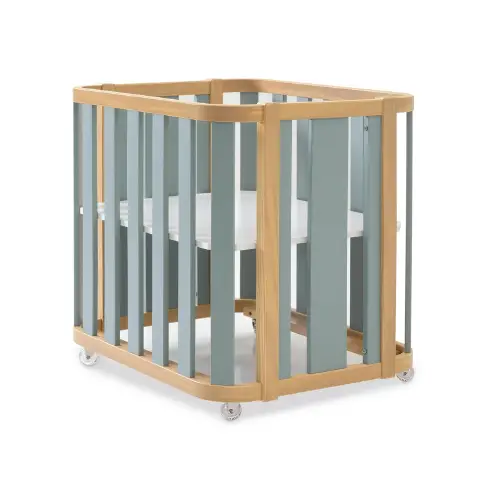 Alondra Crea Plus 3 K31 C351-M5057 Verde/Naturale Culla-lettino (4in1) + Materasso