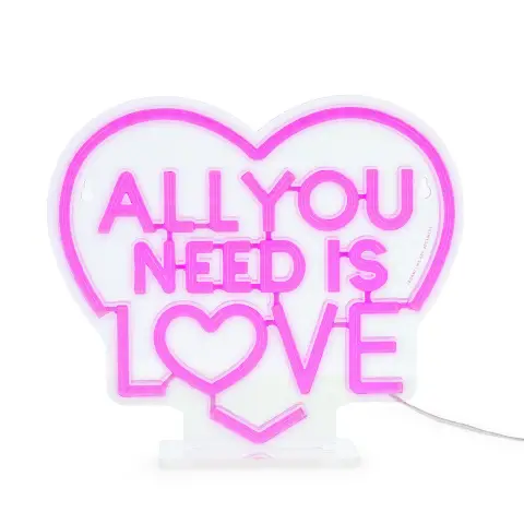 Legami - Lampada Led Effetto Neon All You Need Is Love