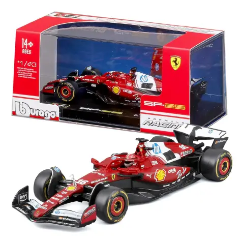 Auto 1:43 F1 Ferrari Sf-25 #16 Leclerc Con Casco
