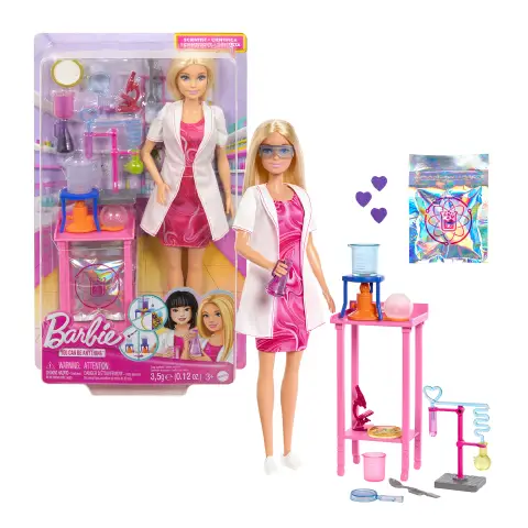 Barbie Carriere Scienziata con Laboratorio e Accessori JCR70