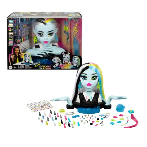 Monster High Frankie Stein Styling Head con Accessori