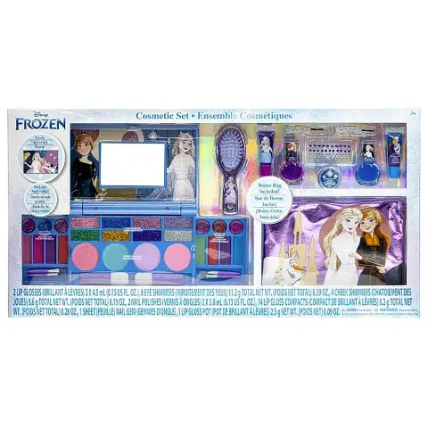 Frozen Mega Set Cosmetic Bambina Con Borsetta Make Up
