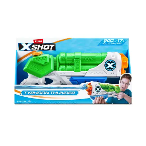 XShot Typhoon Thunder Pistola ad Acqua 9 m 550 ml