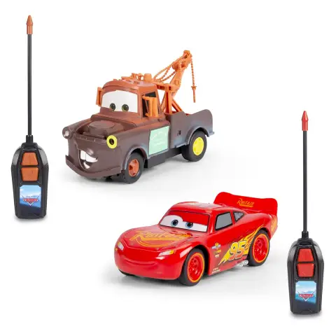 Cars Lightning McQueen + Cricchetto Twin Pack Radiocomando 1:32