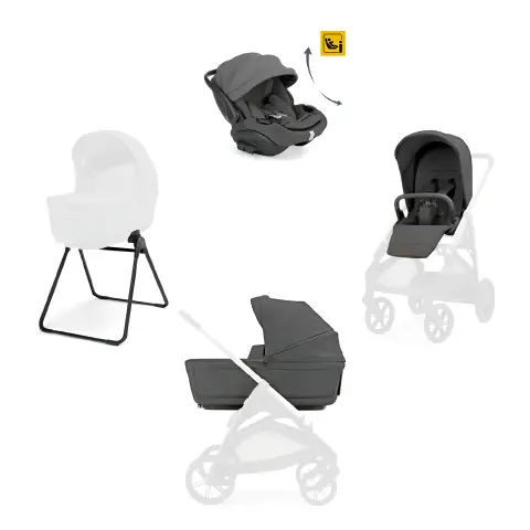 Aptica sistem quattro Darwin recline Evo Marble Grey (telaio escluso)
