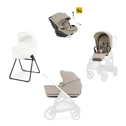 Aptica sistem quattro Darwin recline Evo Vicuna Beige (telaio escluso)