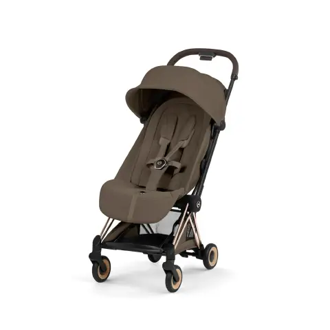 Coya Stayle Coconut Brown Passeggino con Telaio Rosegold Cybex