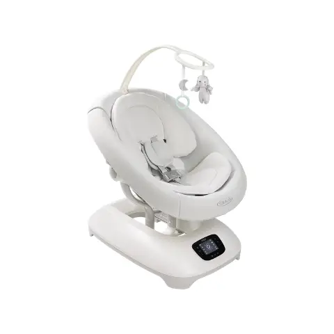 Graco Sdraietta Eluma Sway Rori con Rilevamento Pianto Dalla Nascita A 6 Mesi (Max 9 Kg)