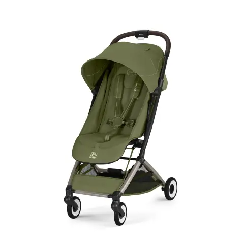 Orfeo Moss Green Cybex Stroller Frame Taupe