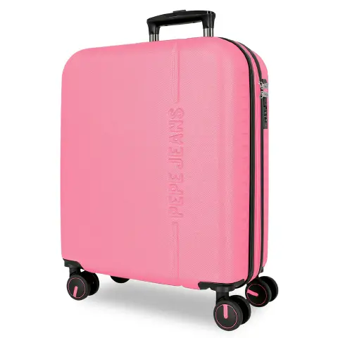 Pepe Jeans Montana Trolley Abs 55 cm 4 Ruote Fucsia