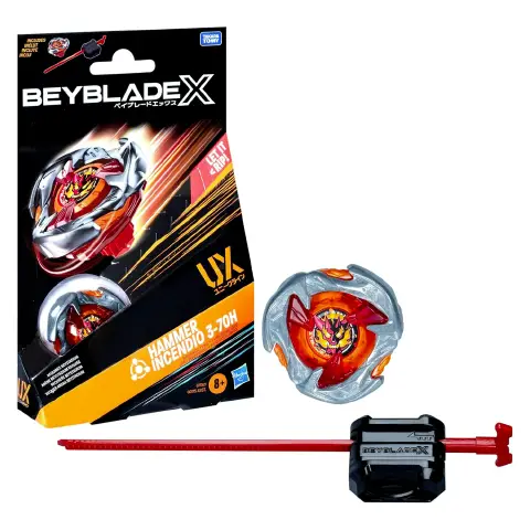 Beyblade X Starter Pack Hammer Incendio 3-70H Ux