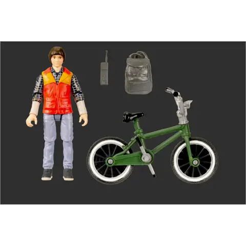 Stranger Things Personaggio Articolato Con Bicicletta E Accessori 10 cm, Will