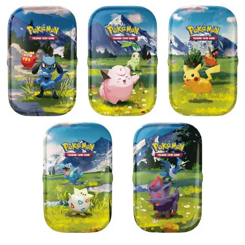 Pokemon Mini Tin Da Collezione Megaevoluzione Ascesa Eroica