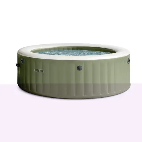 Pure Spa Bubble Massage 216x71 6 Posti Pompa Riscaldatore Sistema Purificazione, Verde