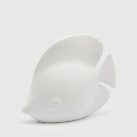 Decorazione Pesce Angelo Bianco Misura Grande