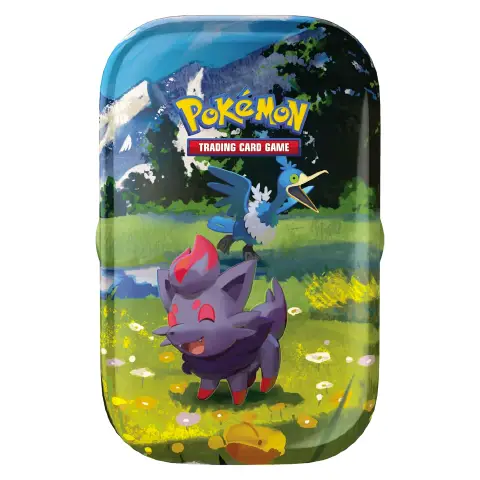 Pokemon Mini Tin Da Collezione Megaevoluzione Ascesa Eroica Zorua E Cramorant