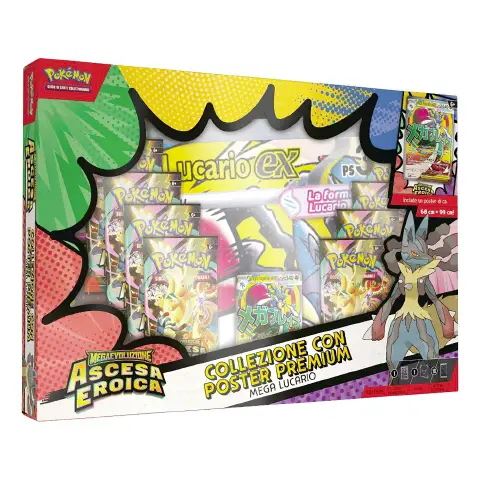 Pokemon M2.5 Collezione Poster Premium Mega Lucario